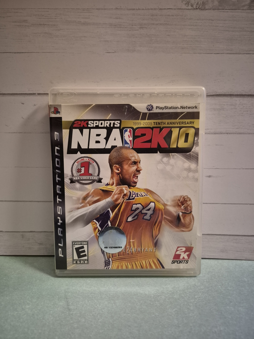 Sony PlayStation 3 NBA 2K10 Video Game - Yellow, Black, White